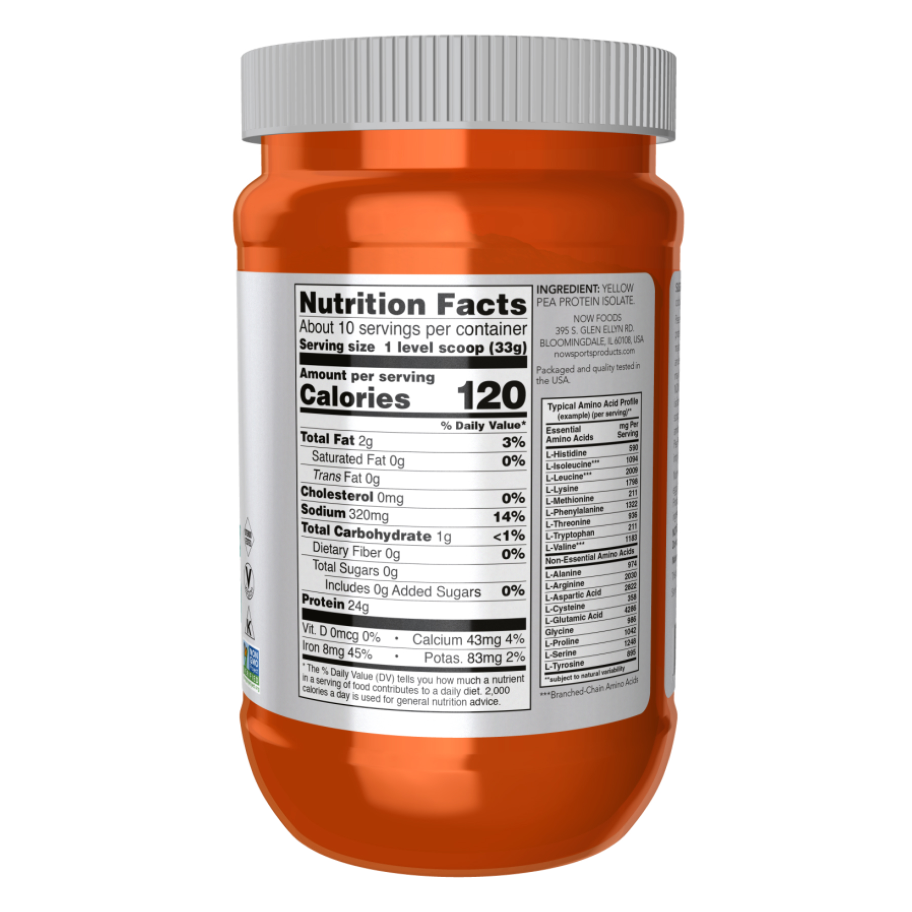Pea Protein - 340g Unflavored фото2
