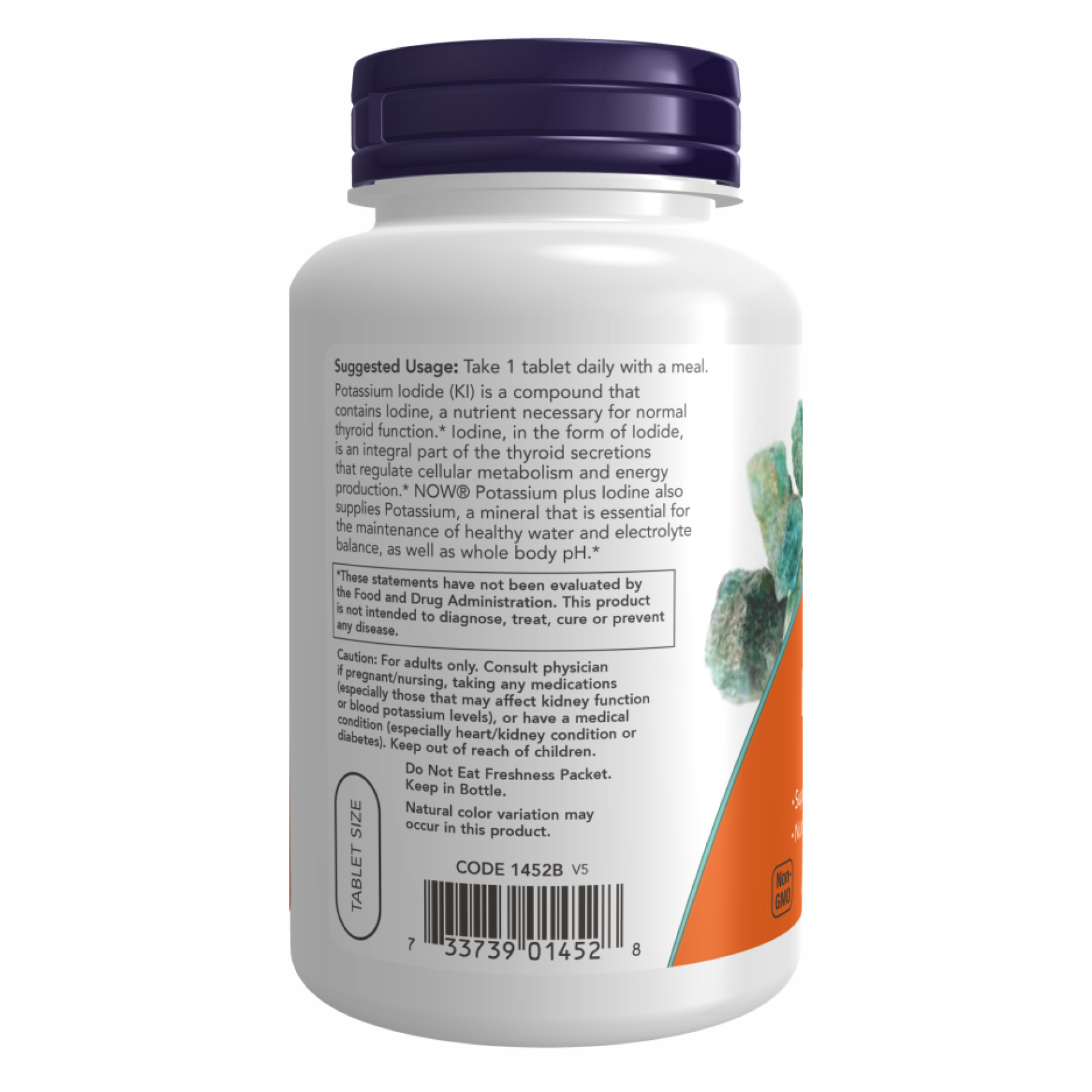 Potassium plus Iodine - 180 tabs фото3
