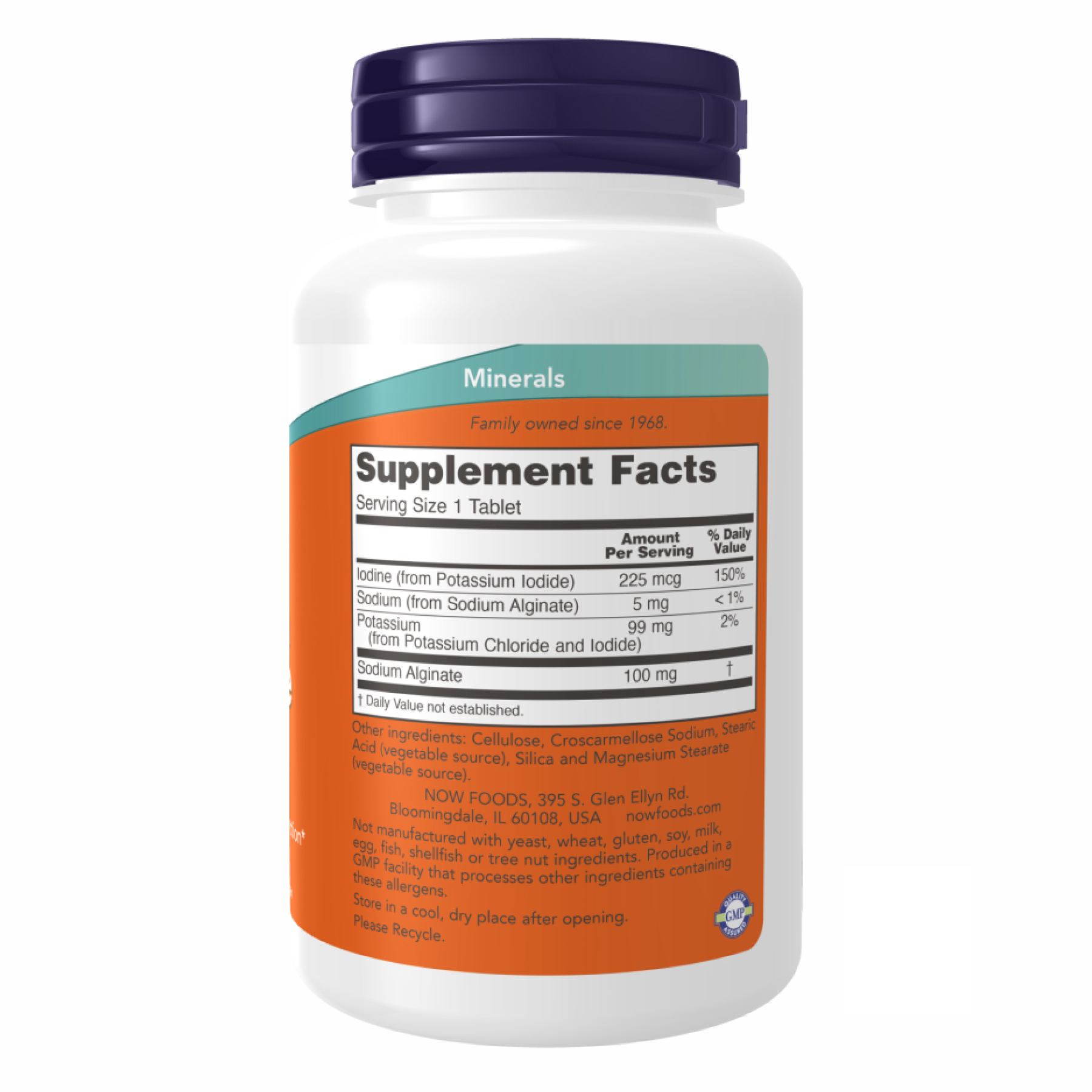 Potassium plus Iodine - 180 tabs фото2