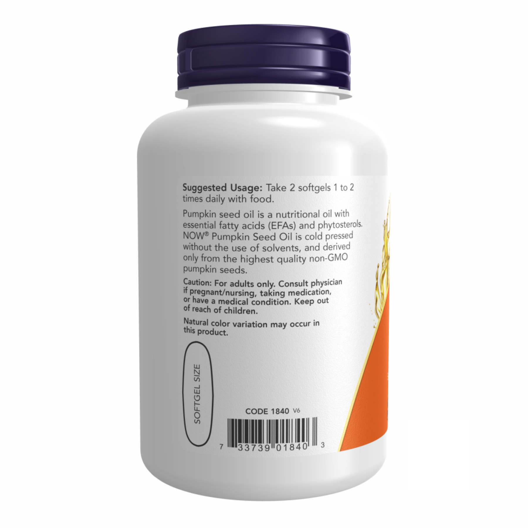 Pumpkin Seed Oil - 100 sgels фото3