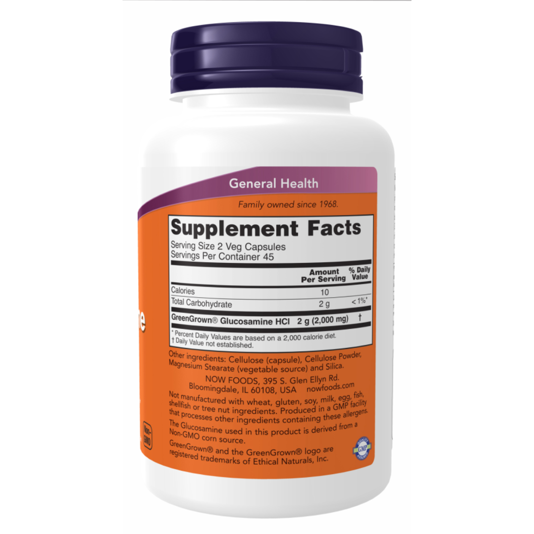 Veg Glucosamine 1000mg - 90 vcaps фото2