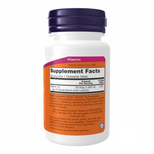 VIT D-3 1000 IU Chewable Fruity - 180 loz фото2