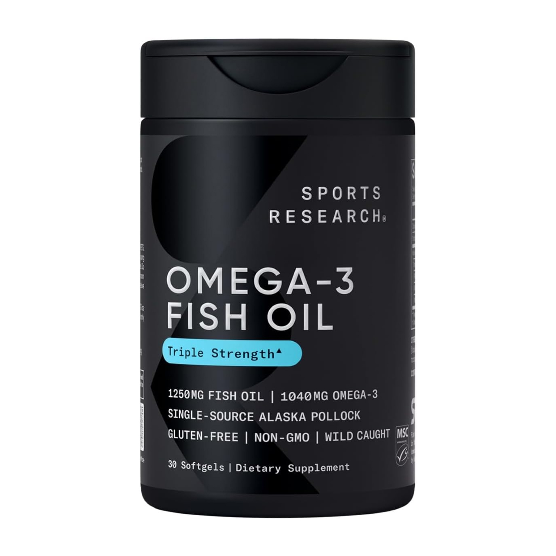 Omega-3 Fish Oil Alaska Pollock 1250mg - 30 softgels фото1