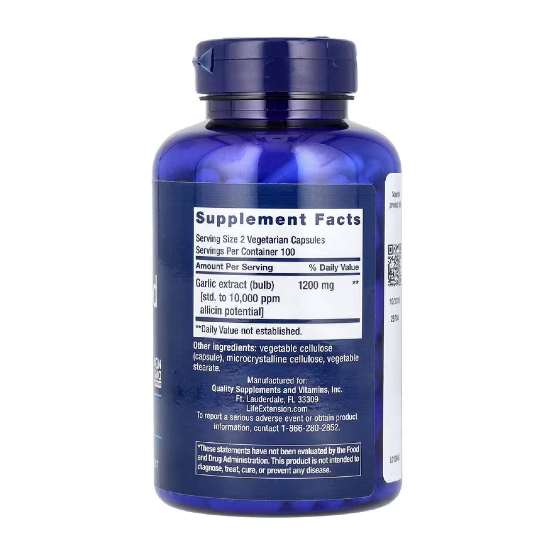 Optimized Garlic - 200 vcaps фото2