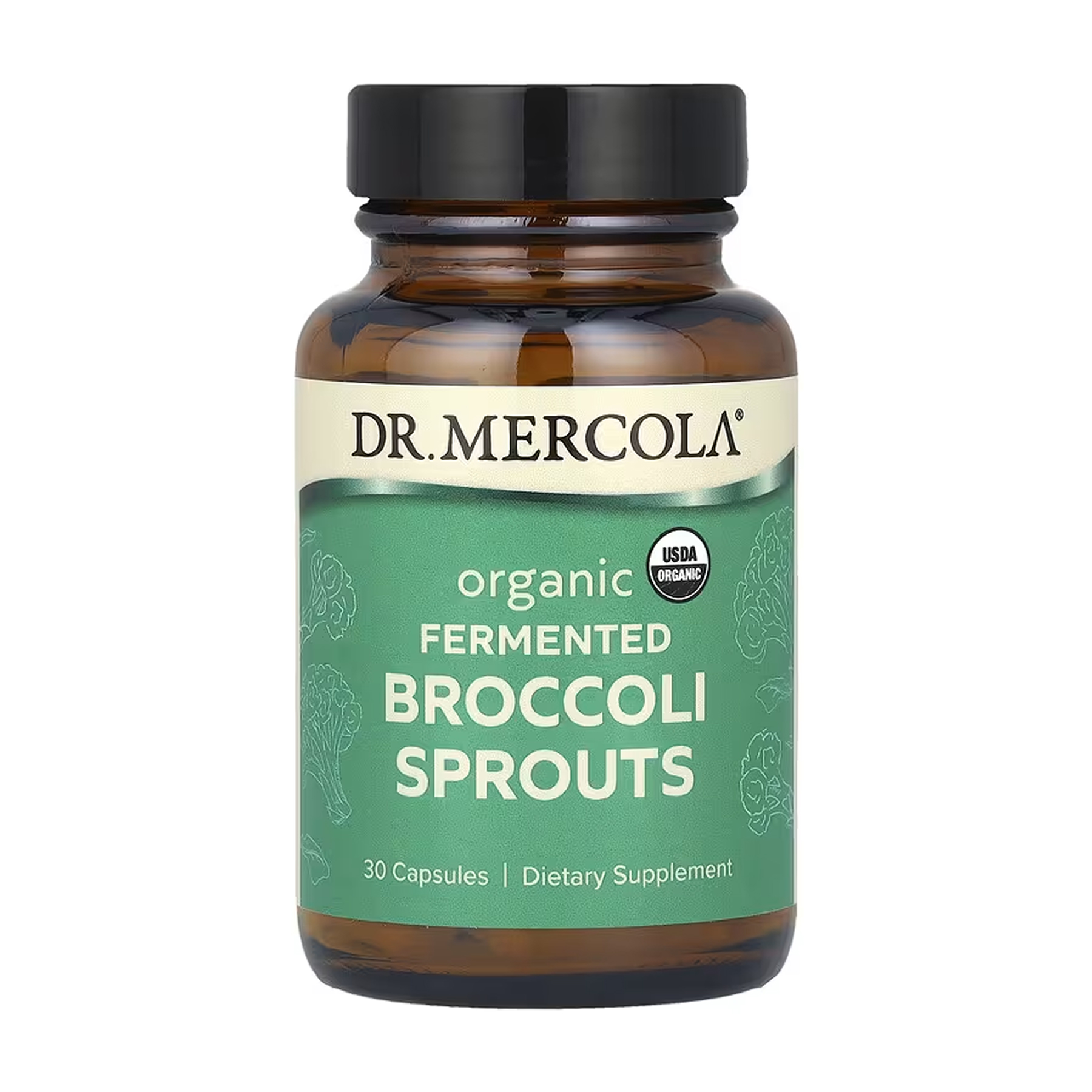Organic Fermented Broccoli Sprouts - 30 caps фото1