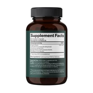 Reishi Mushroom 1000 mg - 60 vegcaps фото2