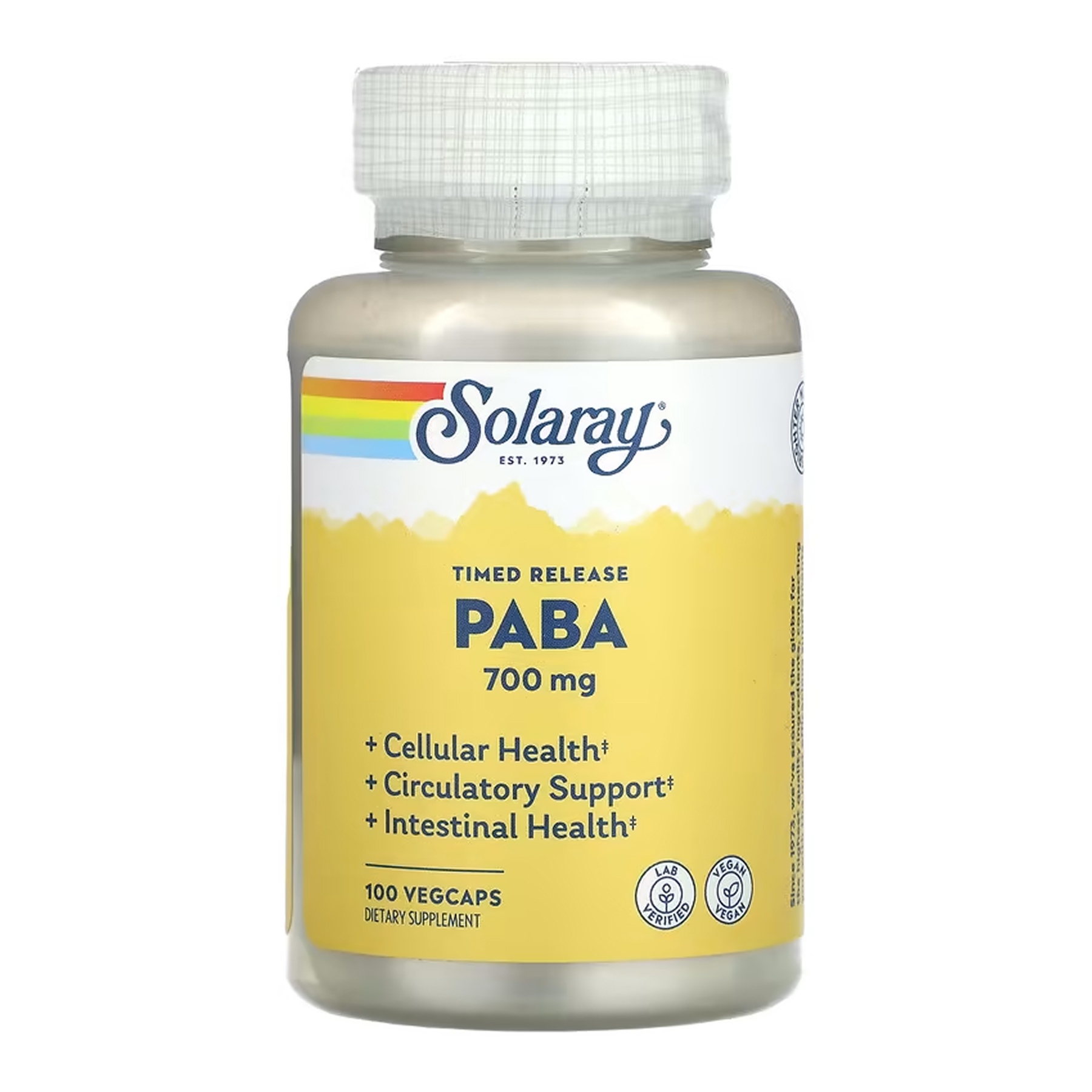 PABA 700mg - 100 vcaps фото1