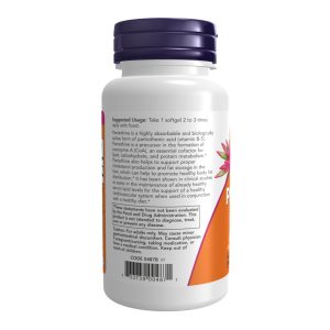 Pantethine 300 mg - 60 softgels фото3