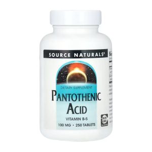 Pantothenic Acid 100 mg - 250 tabs фото1