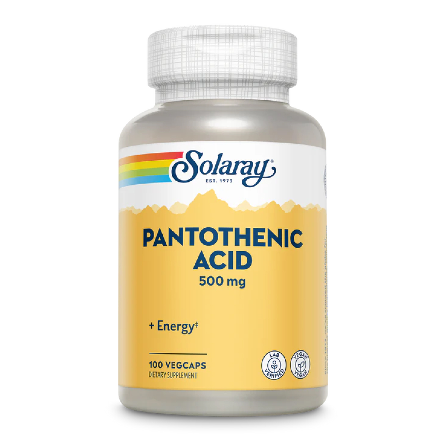 Pantothenic Acid 500mg - 100 veg caps фото1