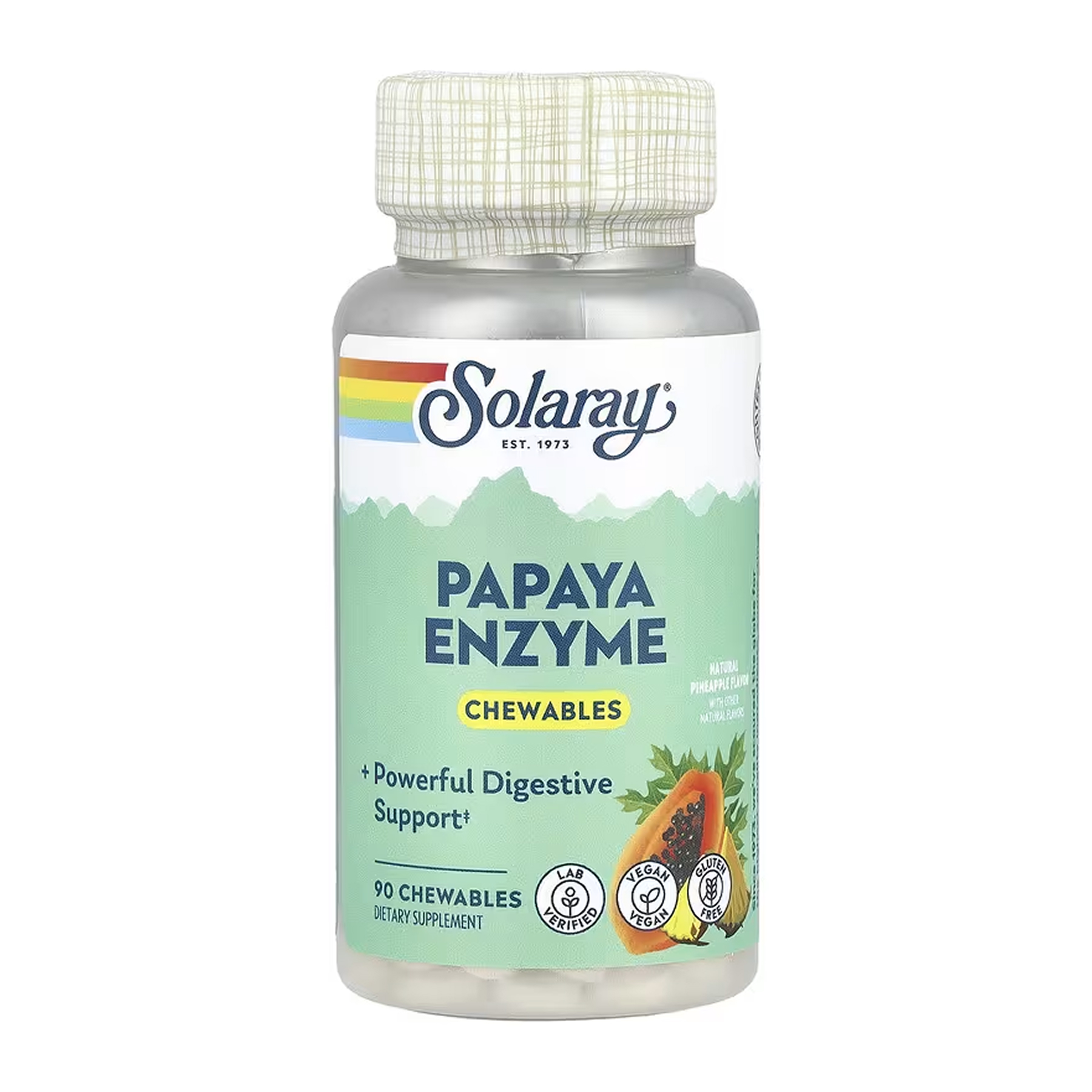 Papaya Enzyme - 90 chewables фото1