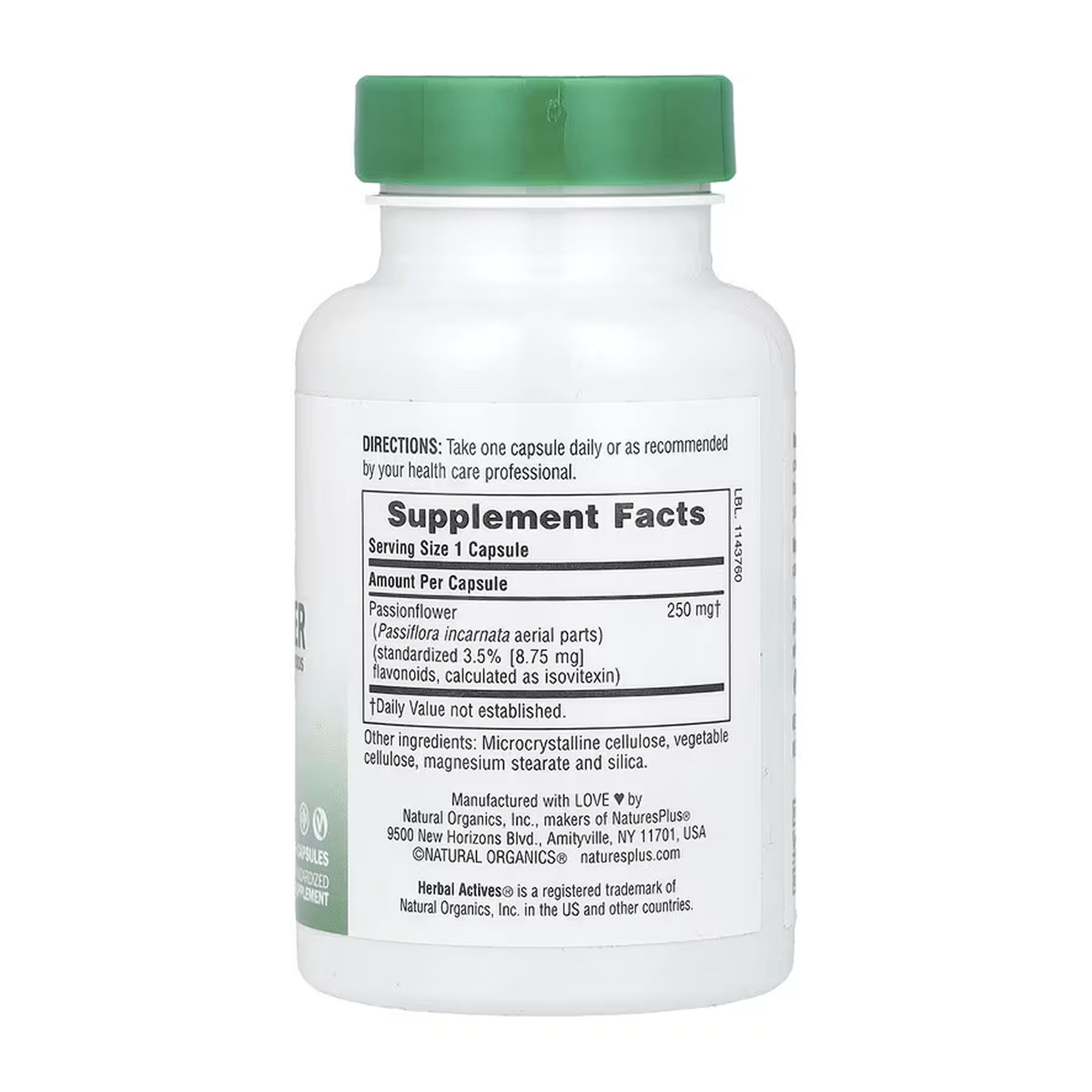 Passion Flower 250 mg - 60 vcaps фото2