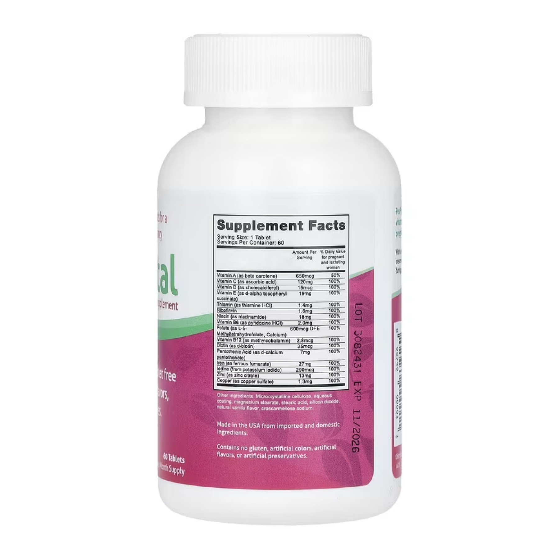 PeaPod Prenatal - 60 tabs фото2