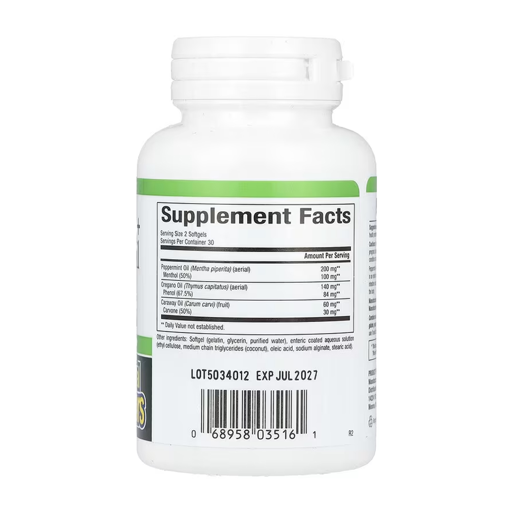 Peppermint+Oregano Oil Complex - 60 softgels фото2