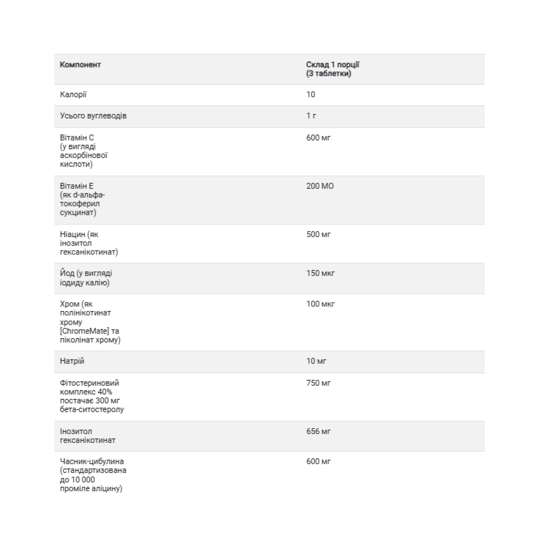 Policosanol Cholesterol Complex - 60 tabs фото2