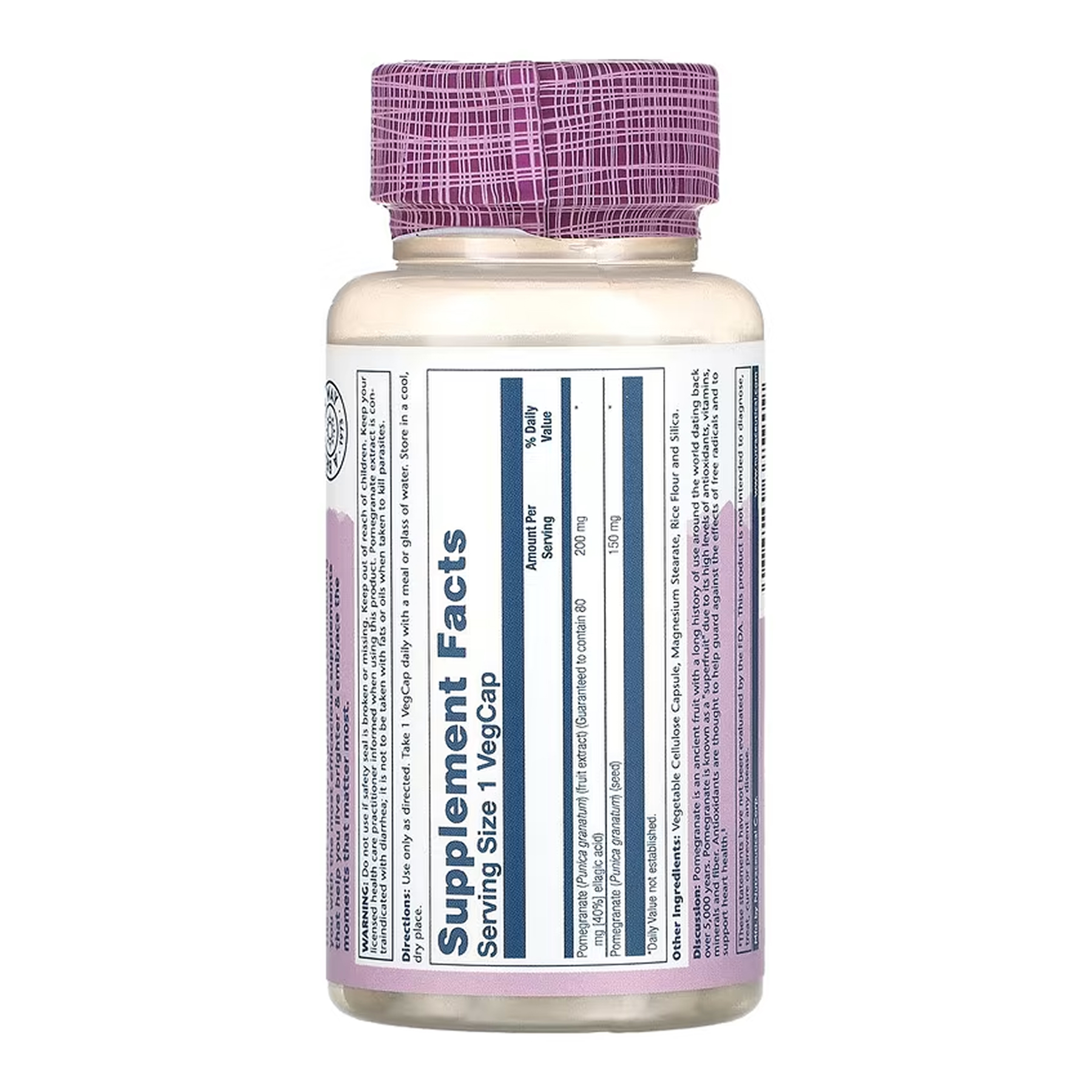 Pomegranate 200mg - 60 vcaps фото2