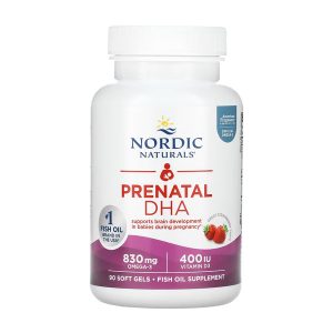 Prenatal DHA - 90 softgels Strawberry фото3