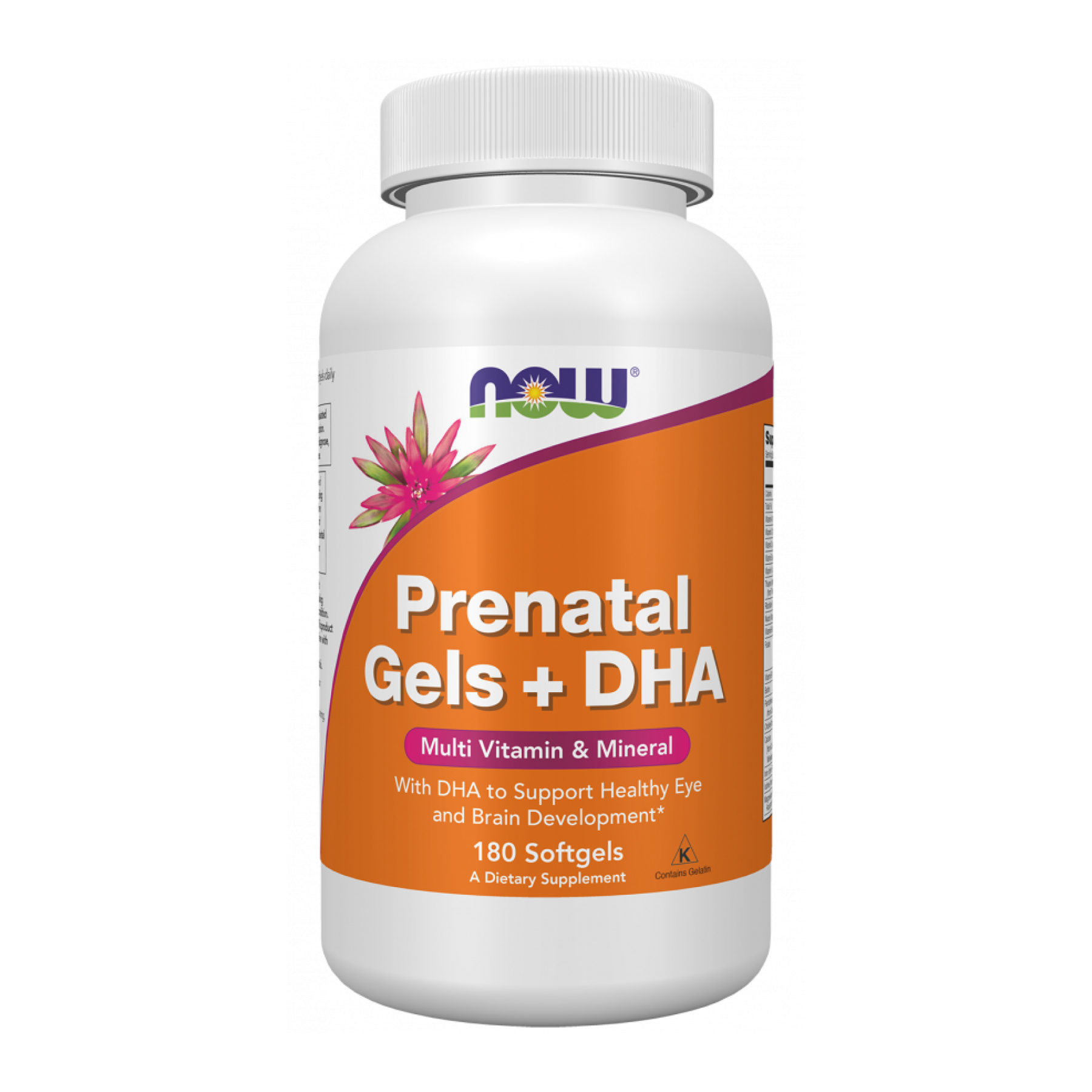 Prenatal Gels + DHA - 180 softgels фото1