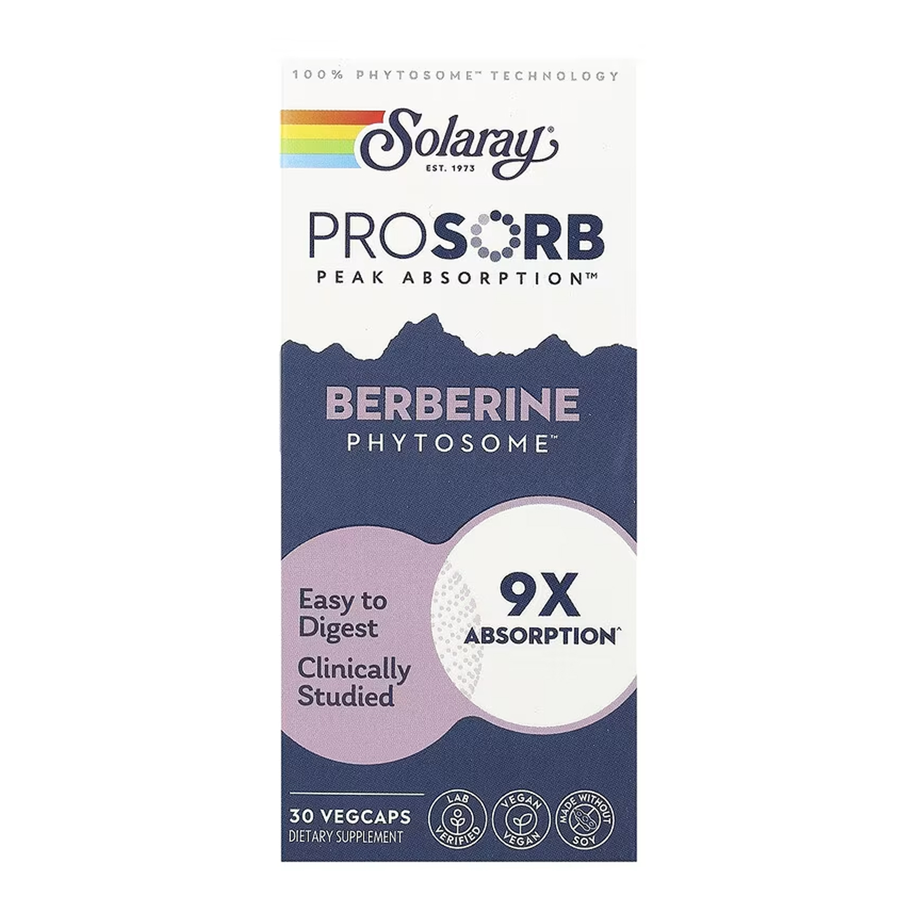 Prossorb Berberine 9x - 30 vcaps фото1