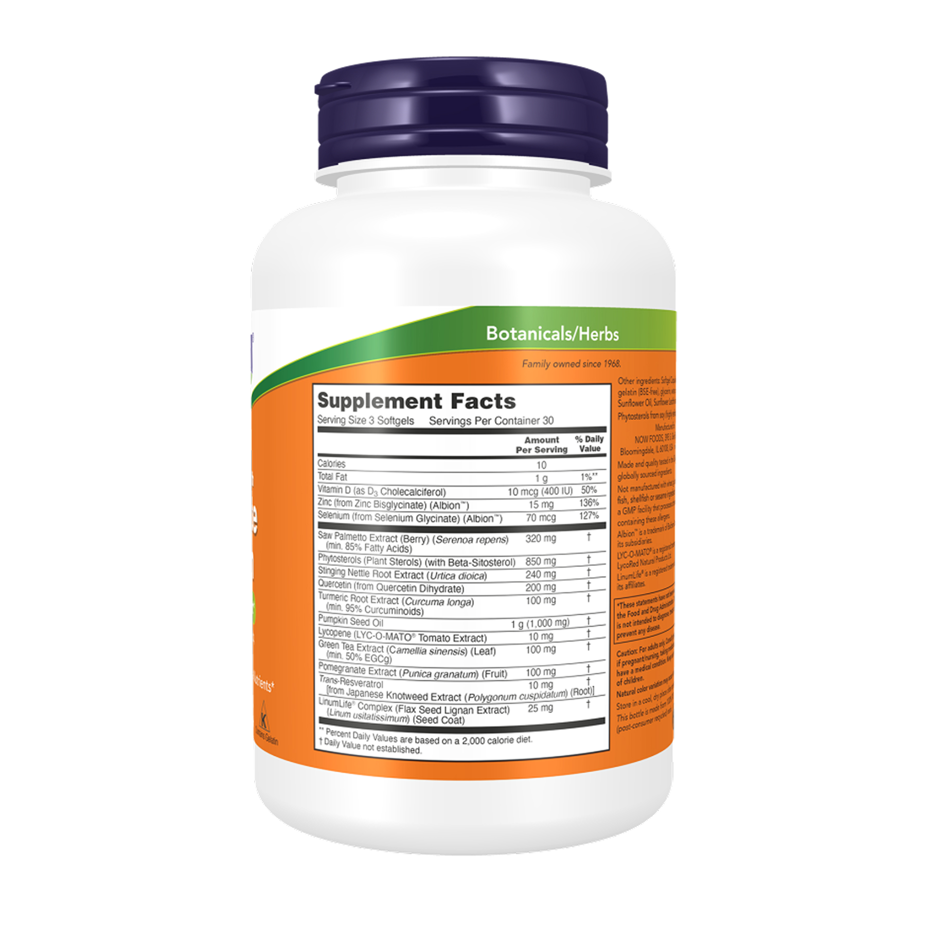 Prostate Health Clinical Strength - 180 softgels фото2