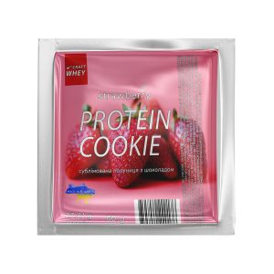 Protein Cookie - 60g Strawberry (Поштучно) фото1