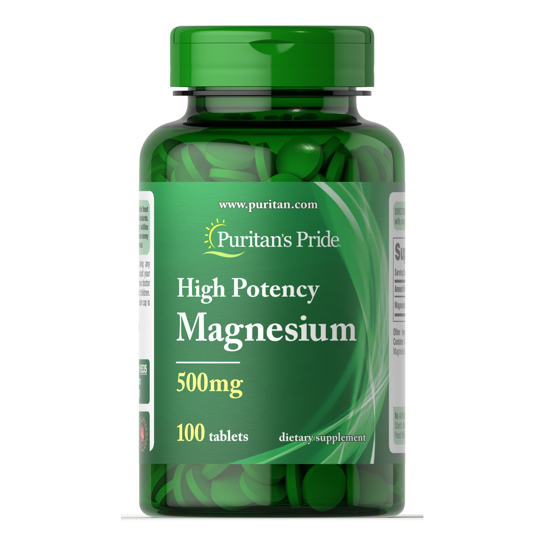 Magnesium 500 mg - 100 tablets фото1