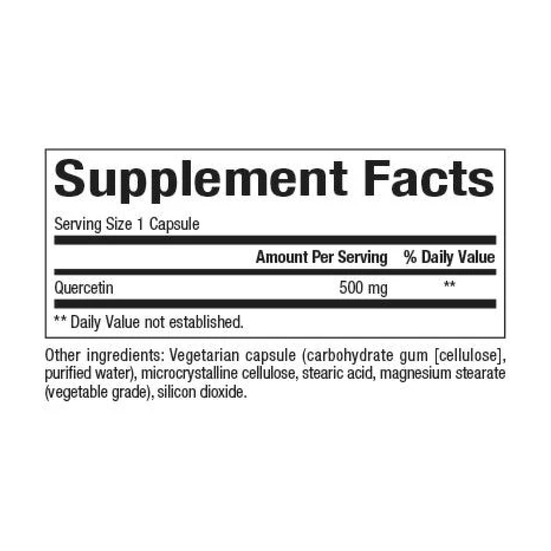 Quercetin 500mg - 60 vcaps фото2
