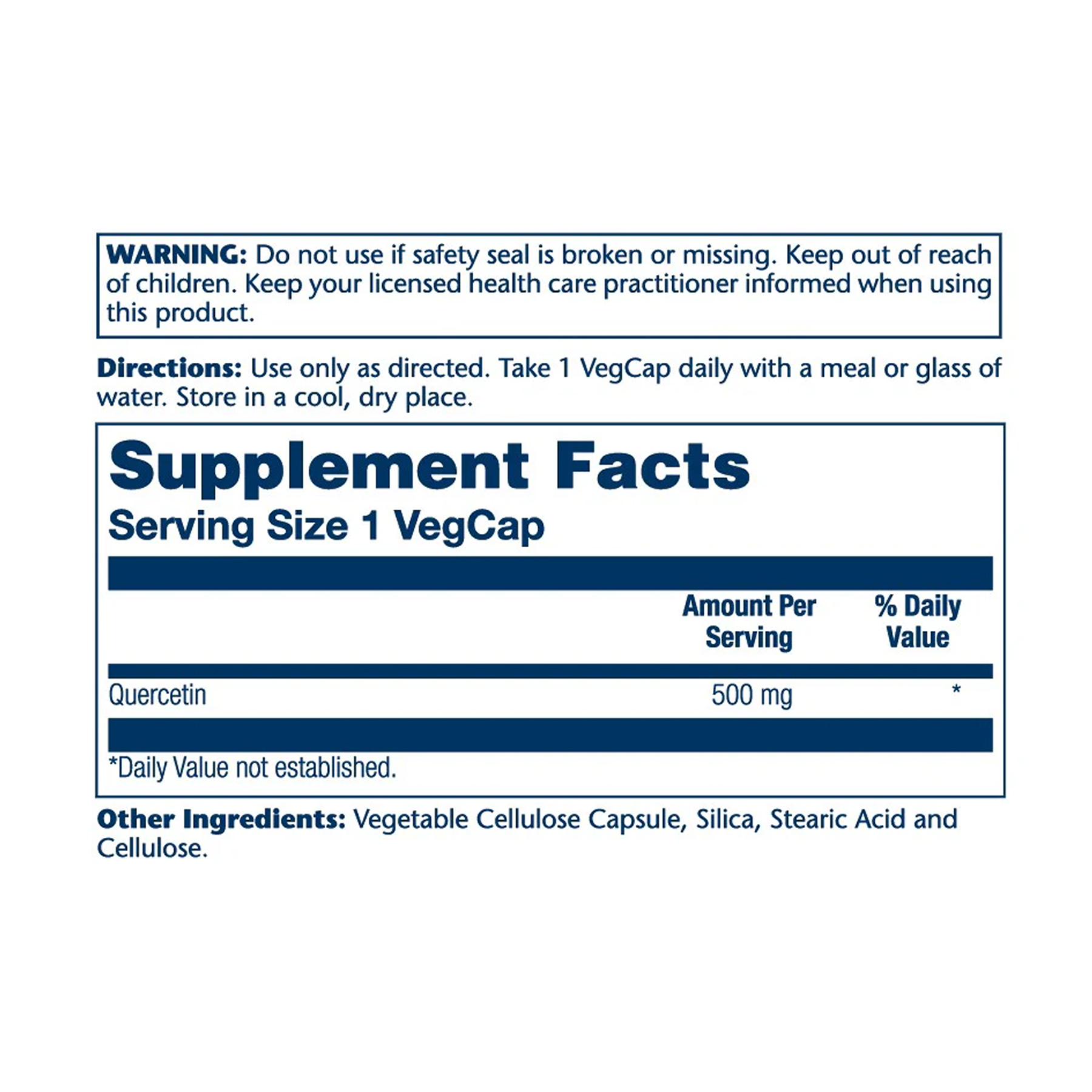 Quercetin 500mg - 90 vcaps фото2
