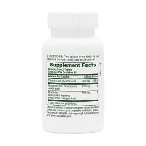 Quercetin + VIT C Bromelain - 90 tabs фото2