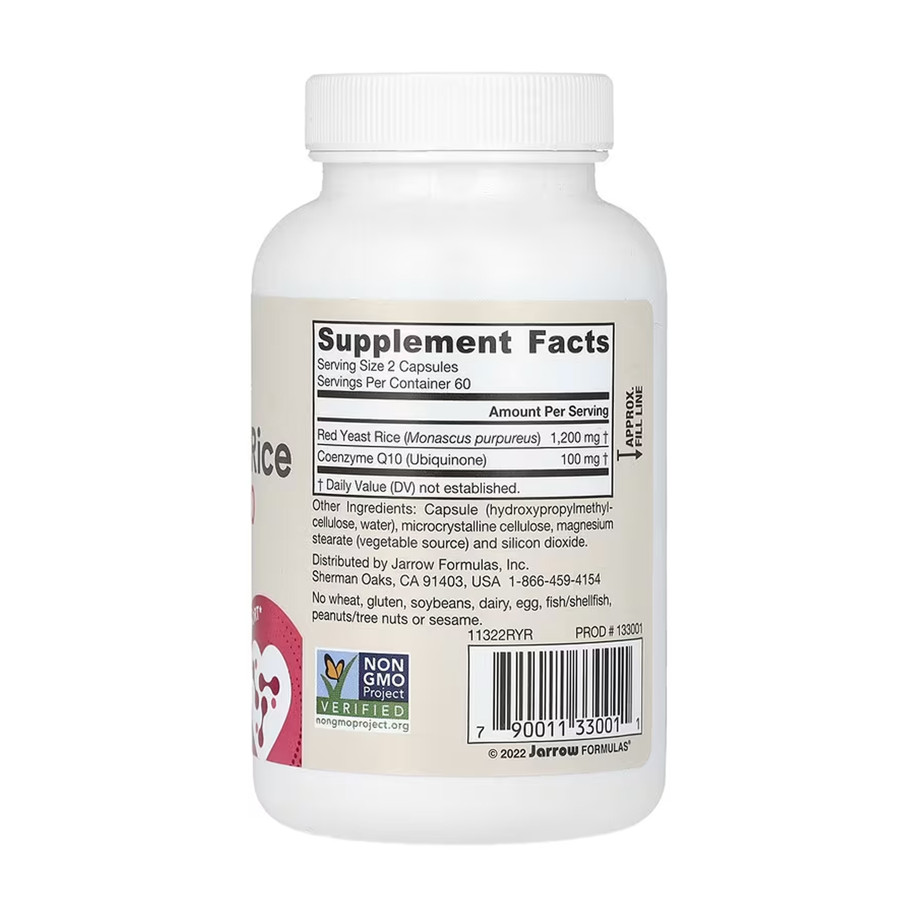 Red Yeast Rice + Co-Q10 600mg - 120 vcaps фото2