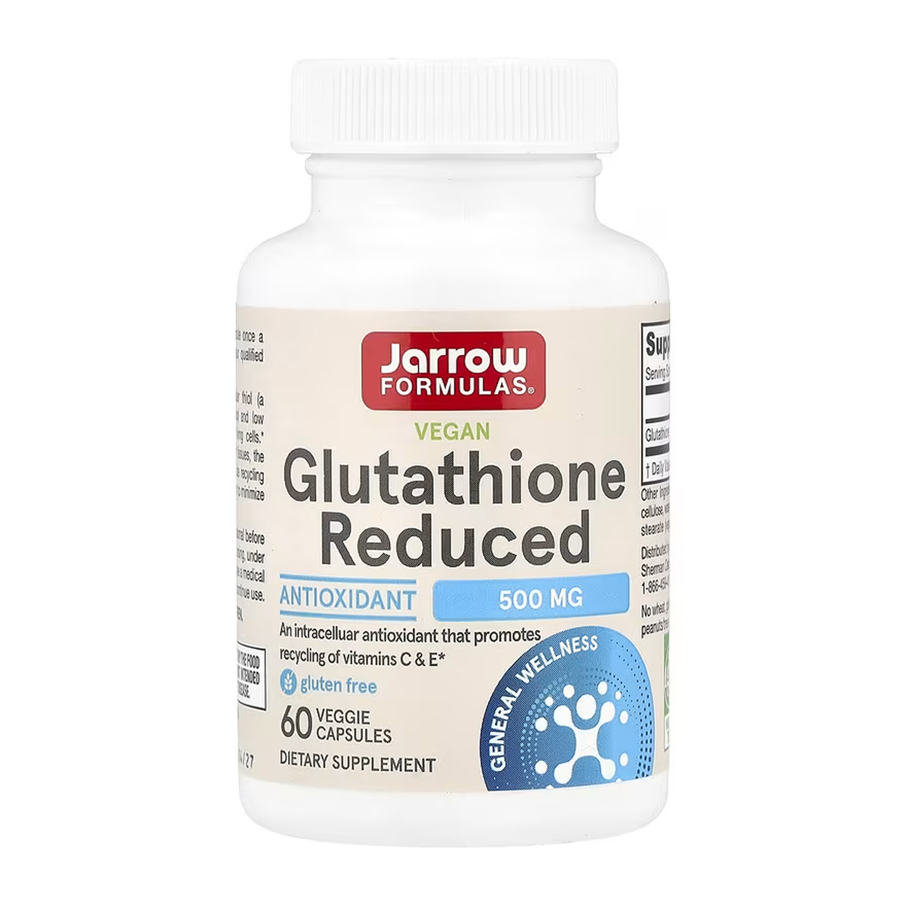 Reduced Glutathione 500 mg - 60 caps фото1