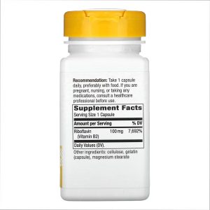 Riboflavin Vitamin B2 - 100 caps фото2