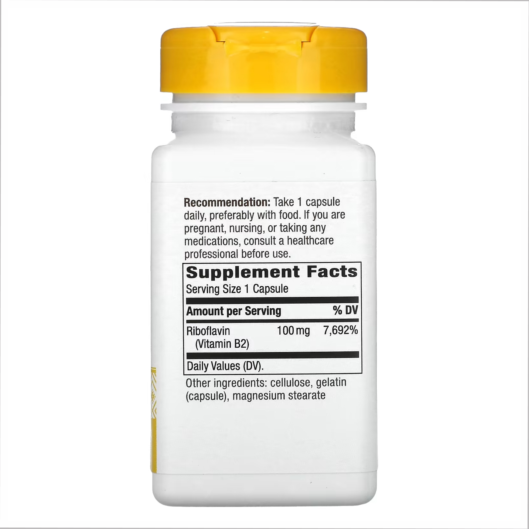Riboflavin Vitamin B2 - 100 caps фото2