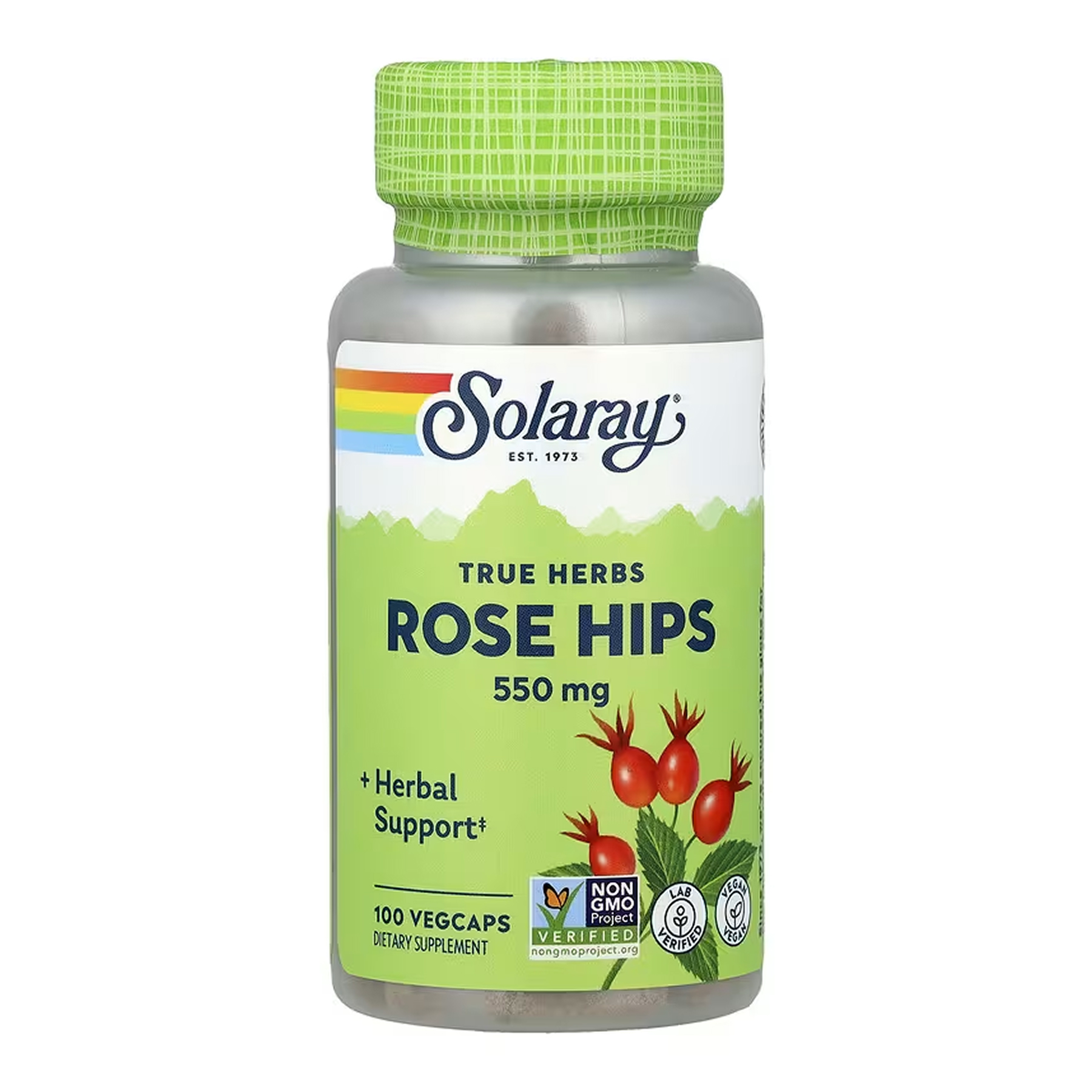 Rose Hips Fruit 550mg - 100 vcaps фото1