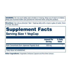 Rutin 500mg - 90 vcaps фото2