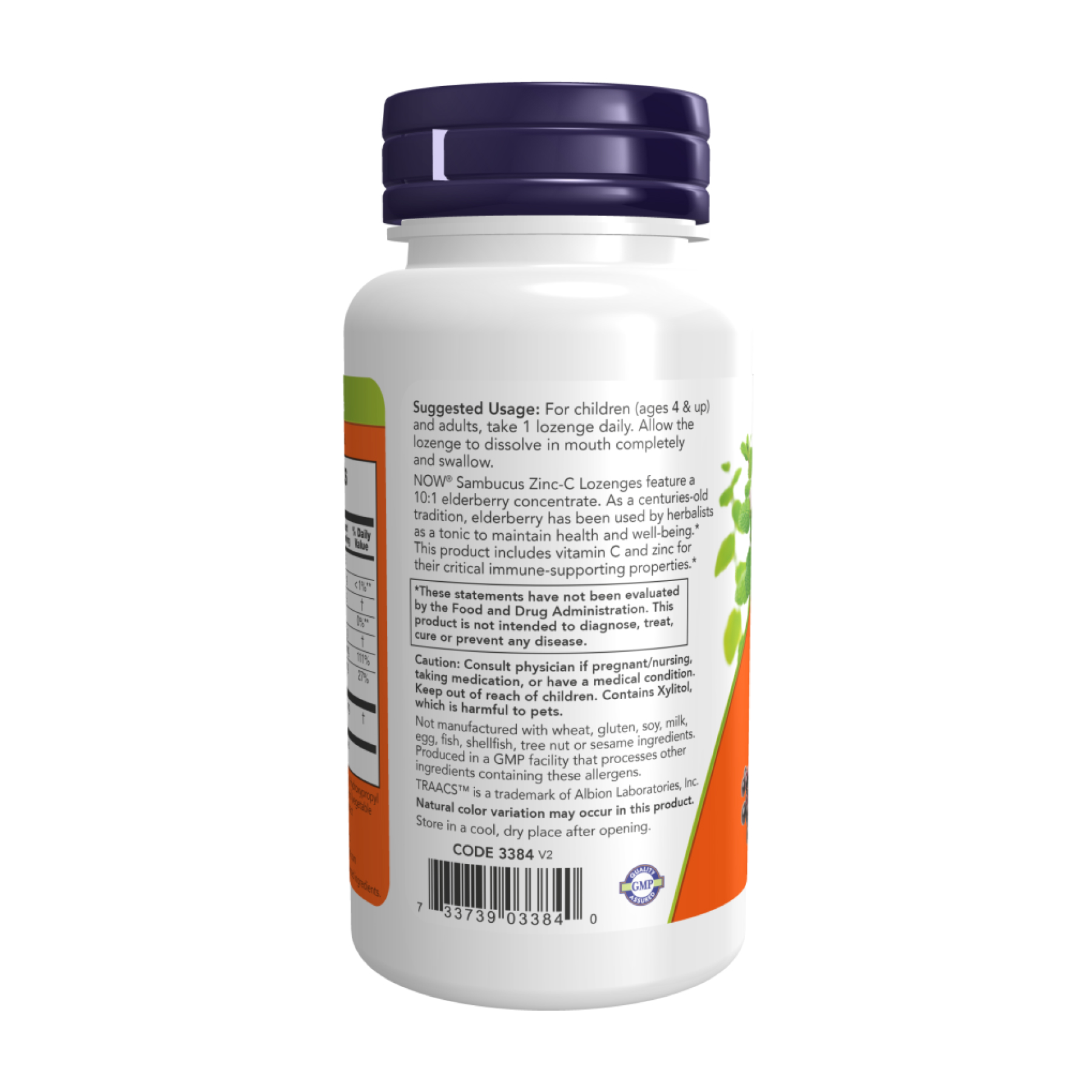Sambucus Zinc-C - 60 lozenges фото3