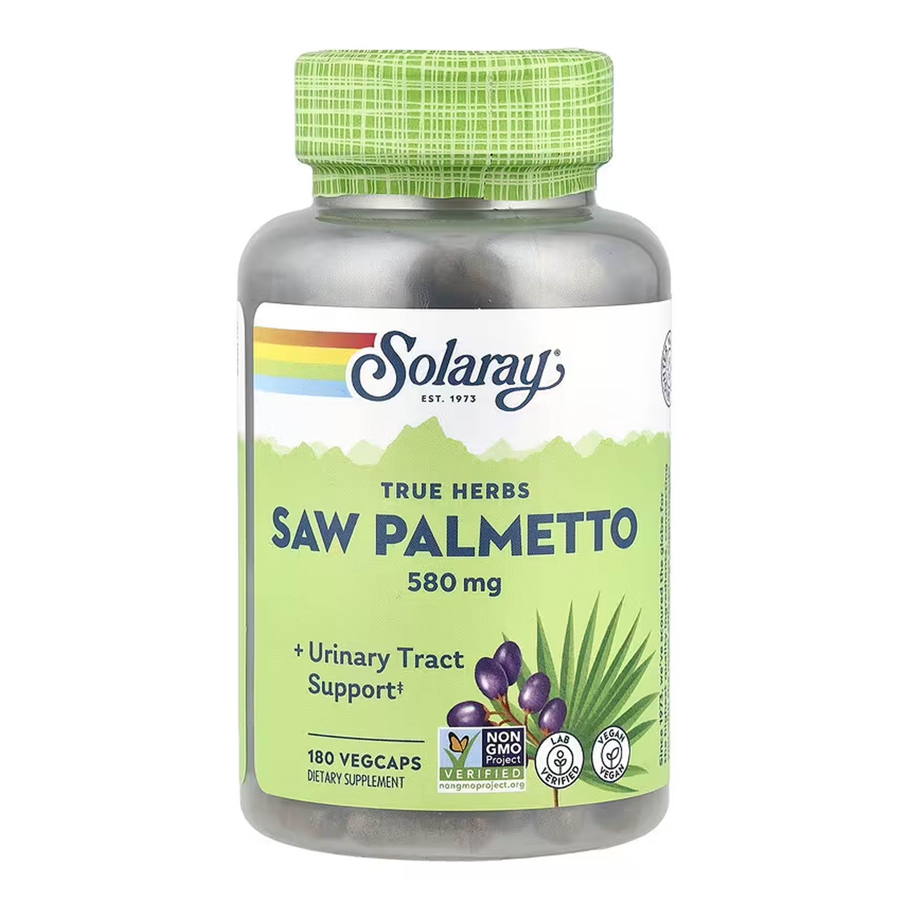 Saw Palmetto Berry 580mg - 180 vcaps фото1