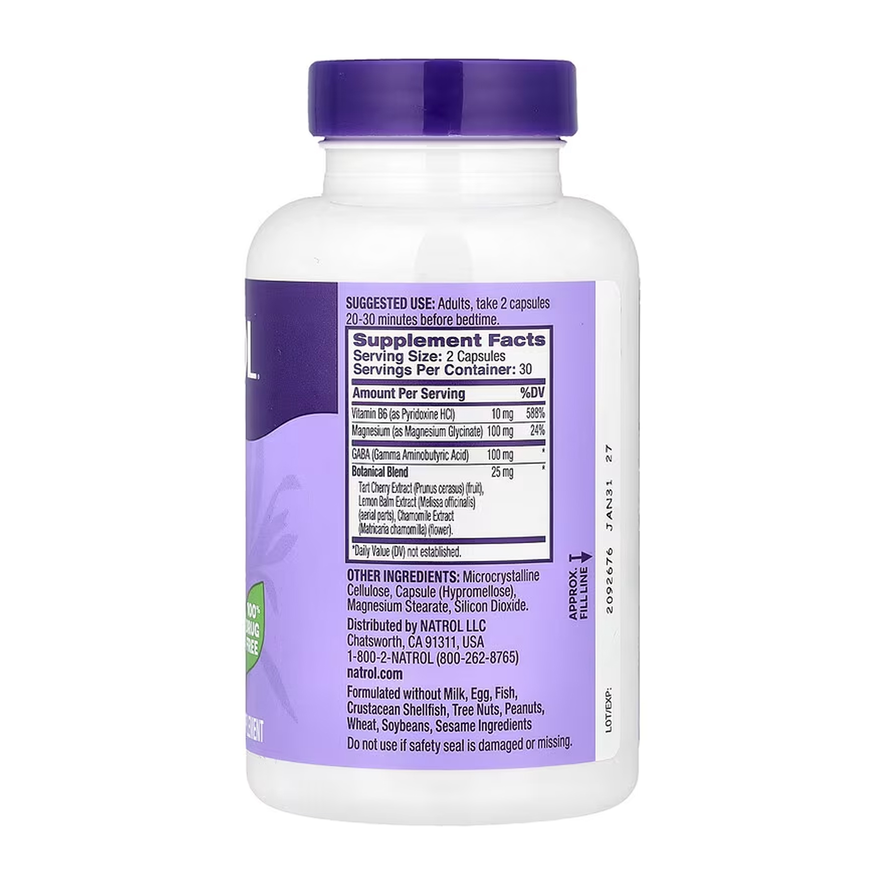 Sleep & Restore Melatonin Free - 60 caps фото2