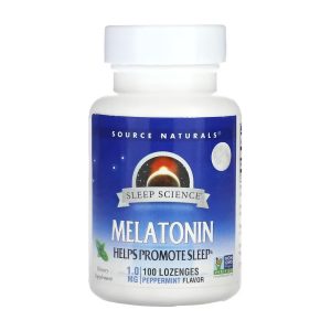 Sleep Science® Melatonin 1mg Peppermint - 100 lozenges фото1