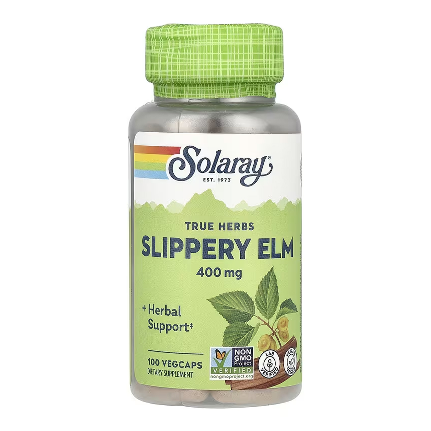 Slippery Elm Bark 400mg - 100 vcaps фото1
