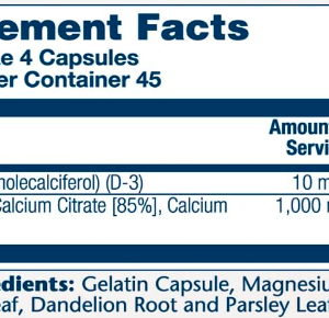Calcium w/ D3 Citrate 1000mg - 90 caps фото2