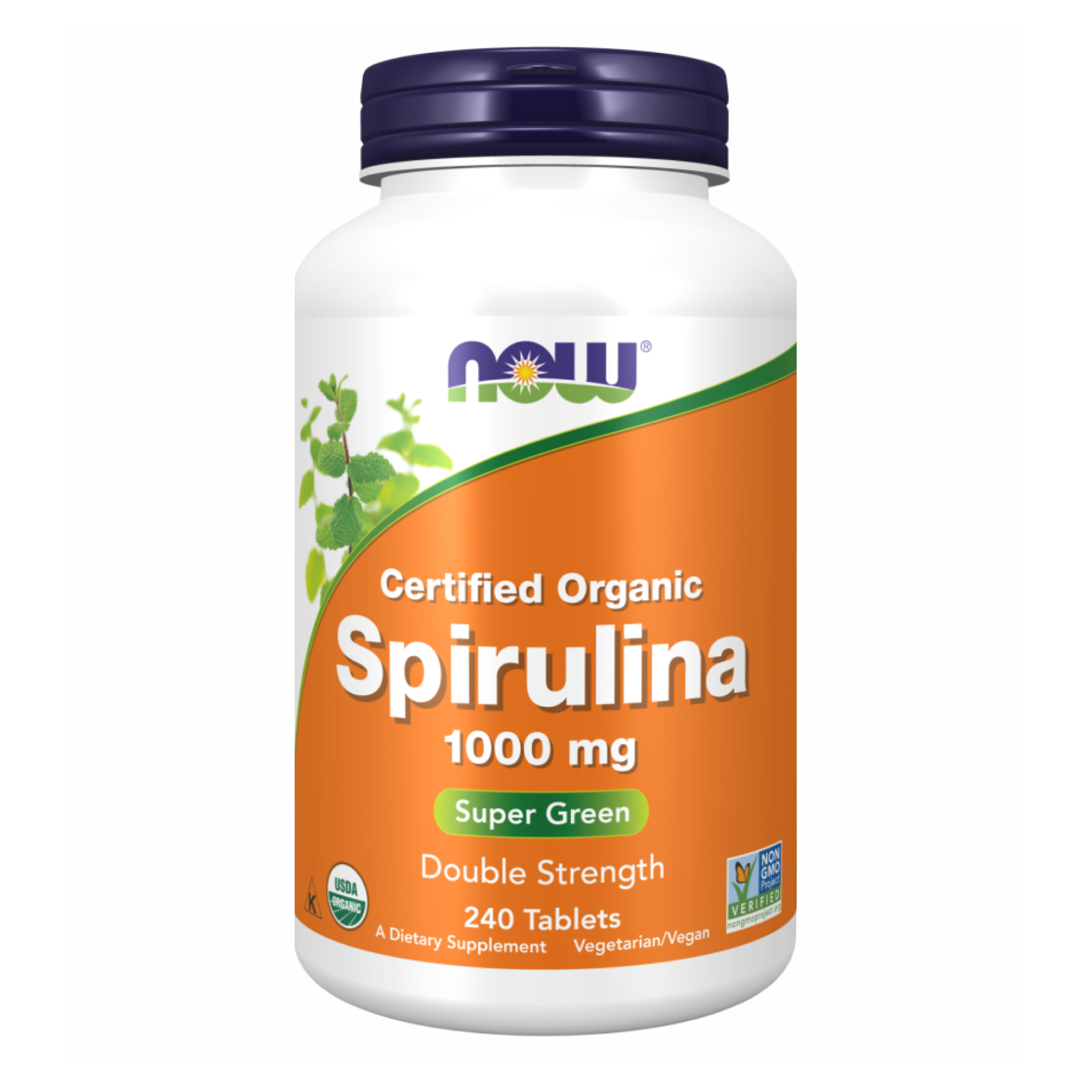 Spirulina 1000mg - 240 tabs фото1