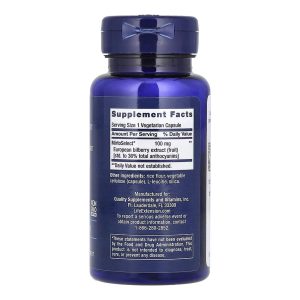 Standardized European Bilberry Extract 100 mg - 90 vcaps фото2