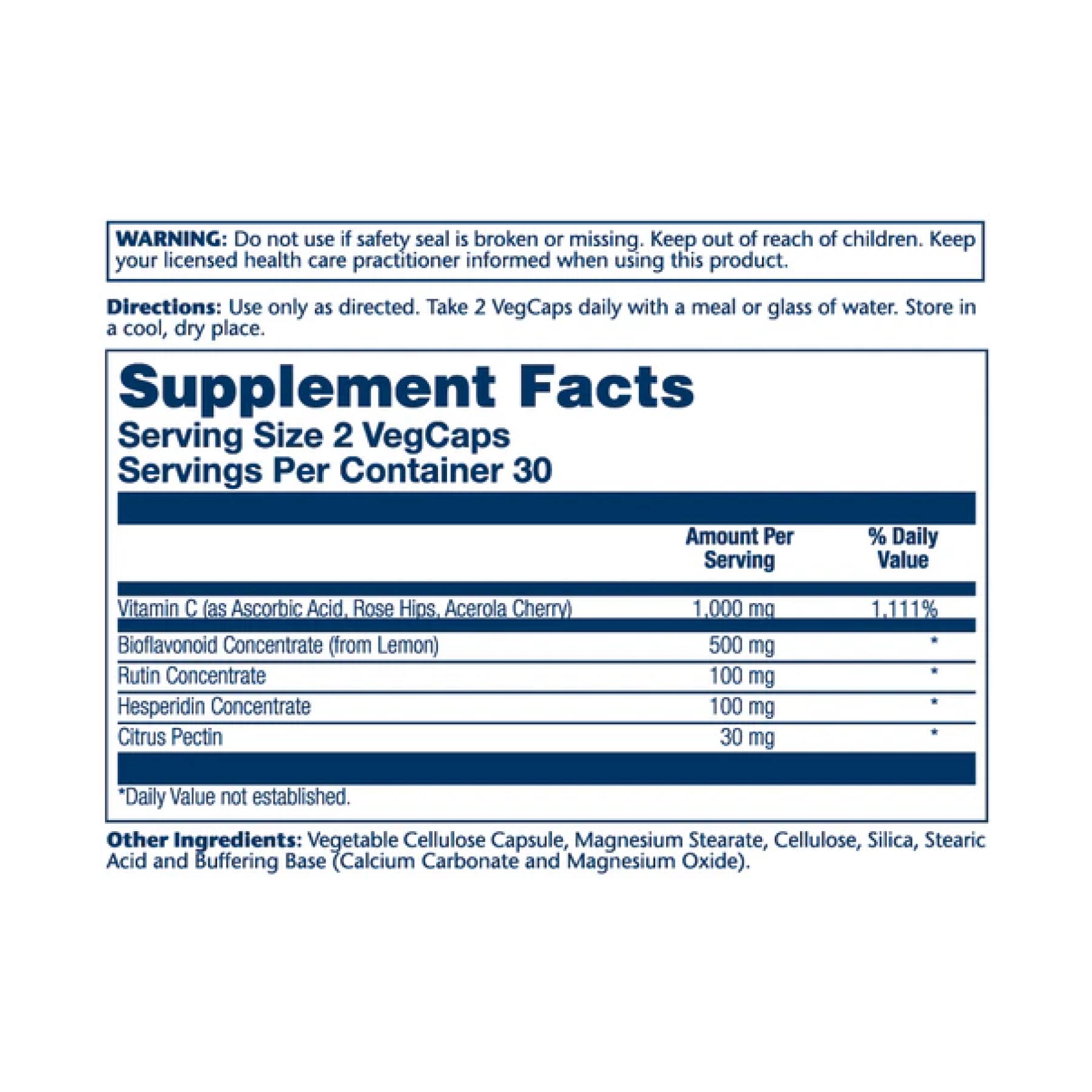 Super Bio Vitamin C 1000mg - 250 vcaps фото2