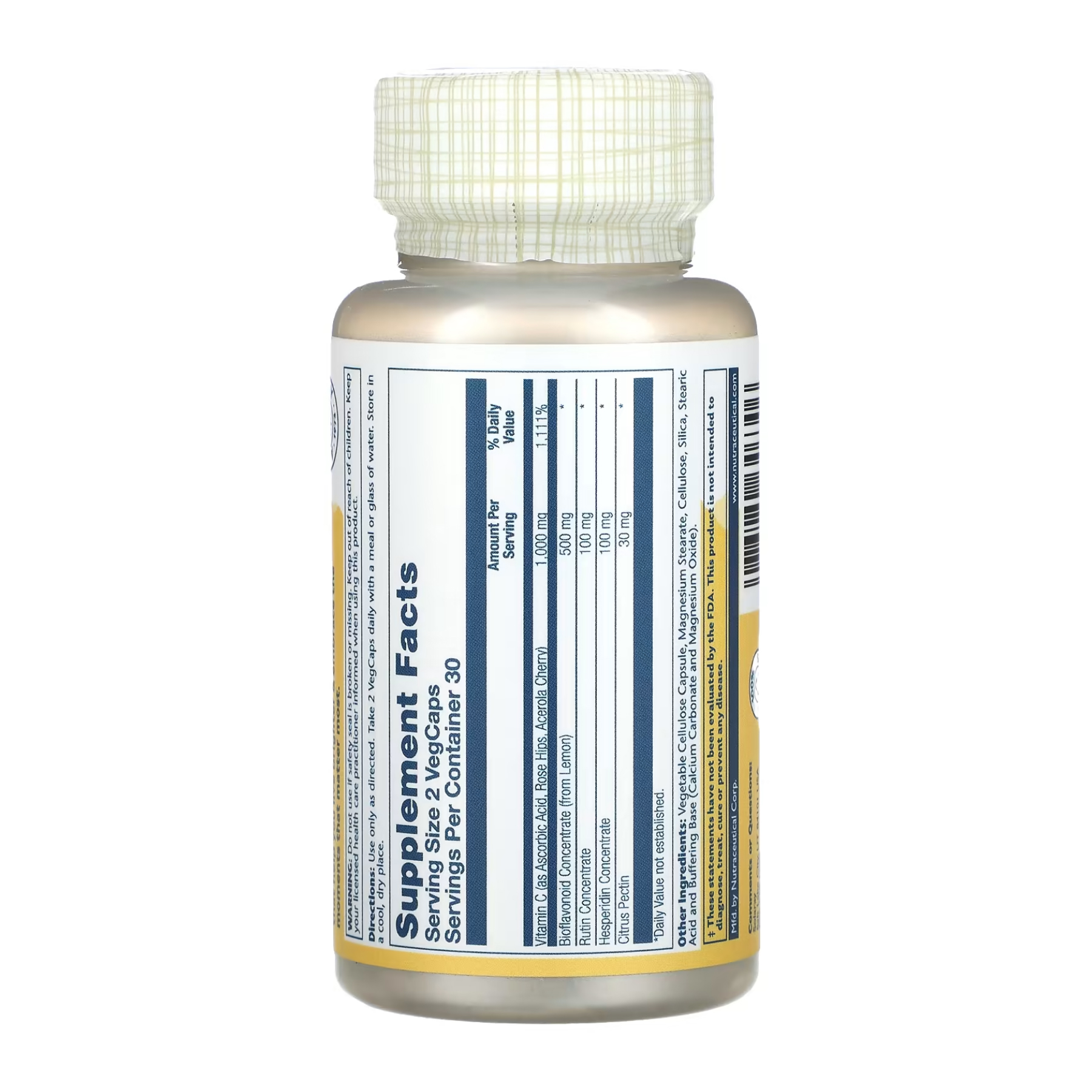 Super Bio Vitamin C 1000mg - 60 vcaps фото2