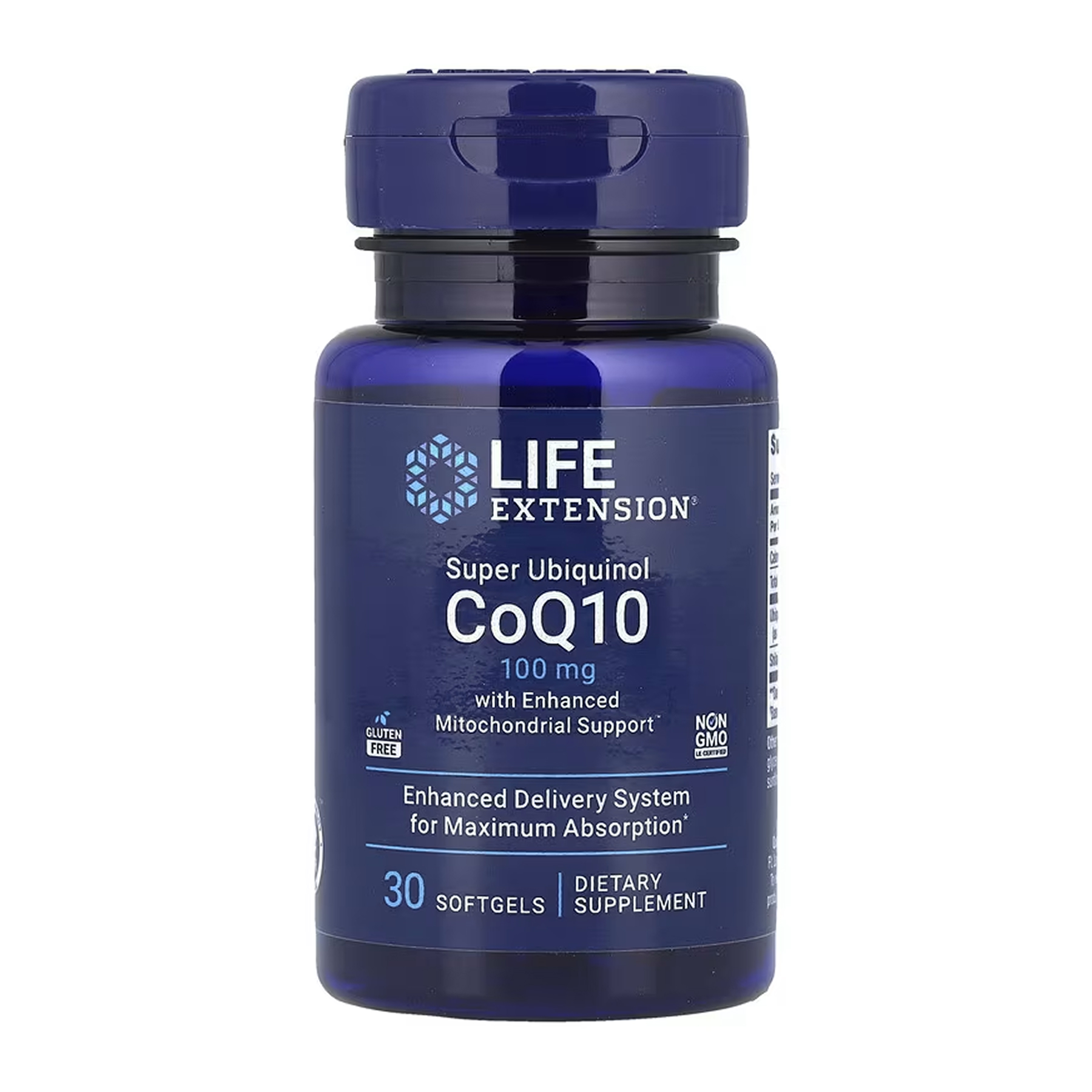 Super Ubiquinol CoQ10 with Enhanced Mitochondrial Support™ 100 mg - 30 softgels фото1