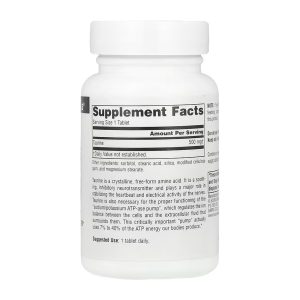 Taurine 500 mg - 60 tabs фото2