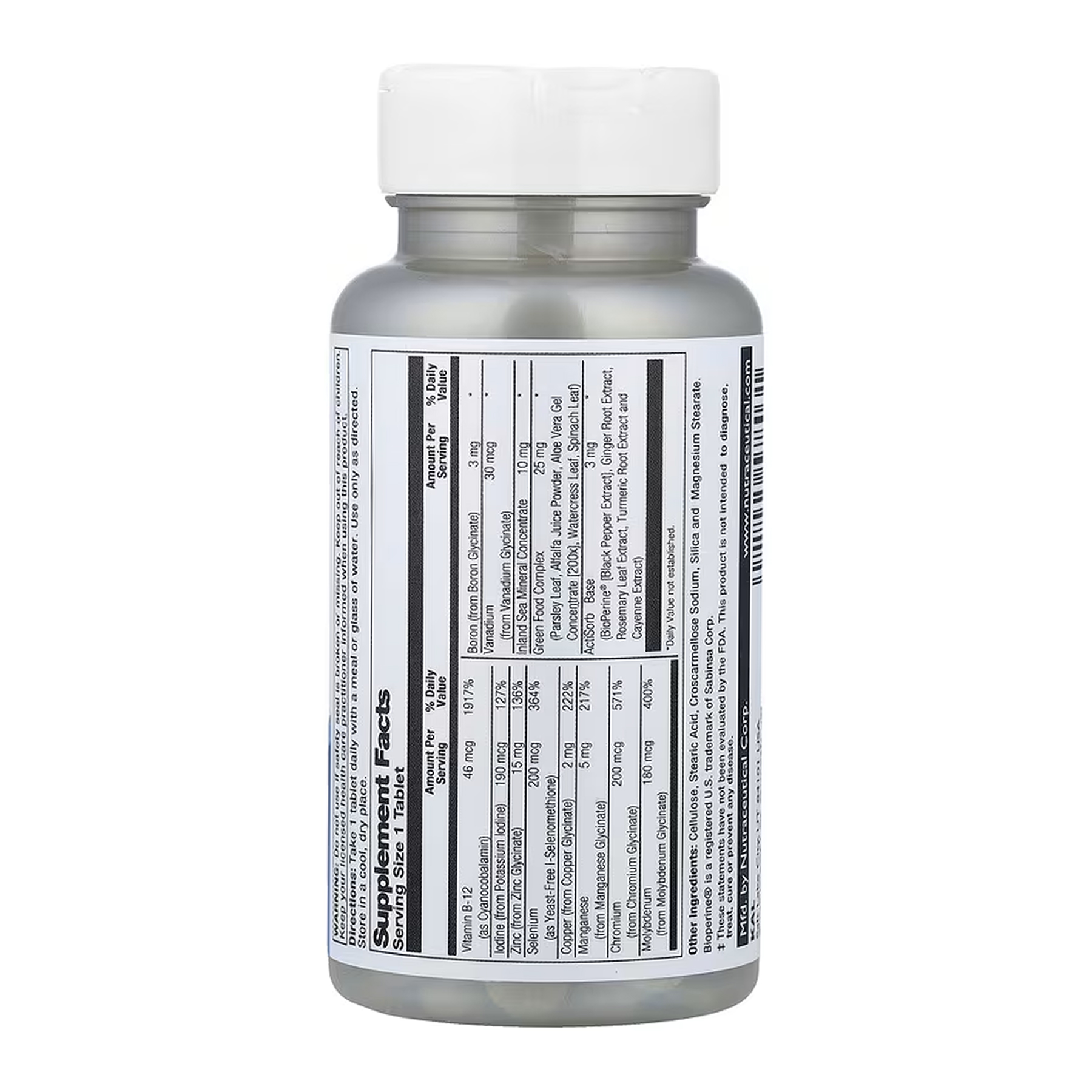 Trace Minerals - 30 tabs фото2