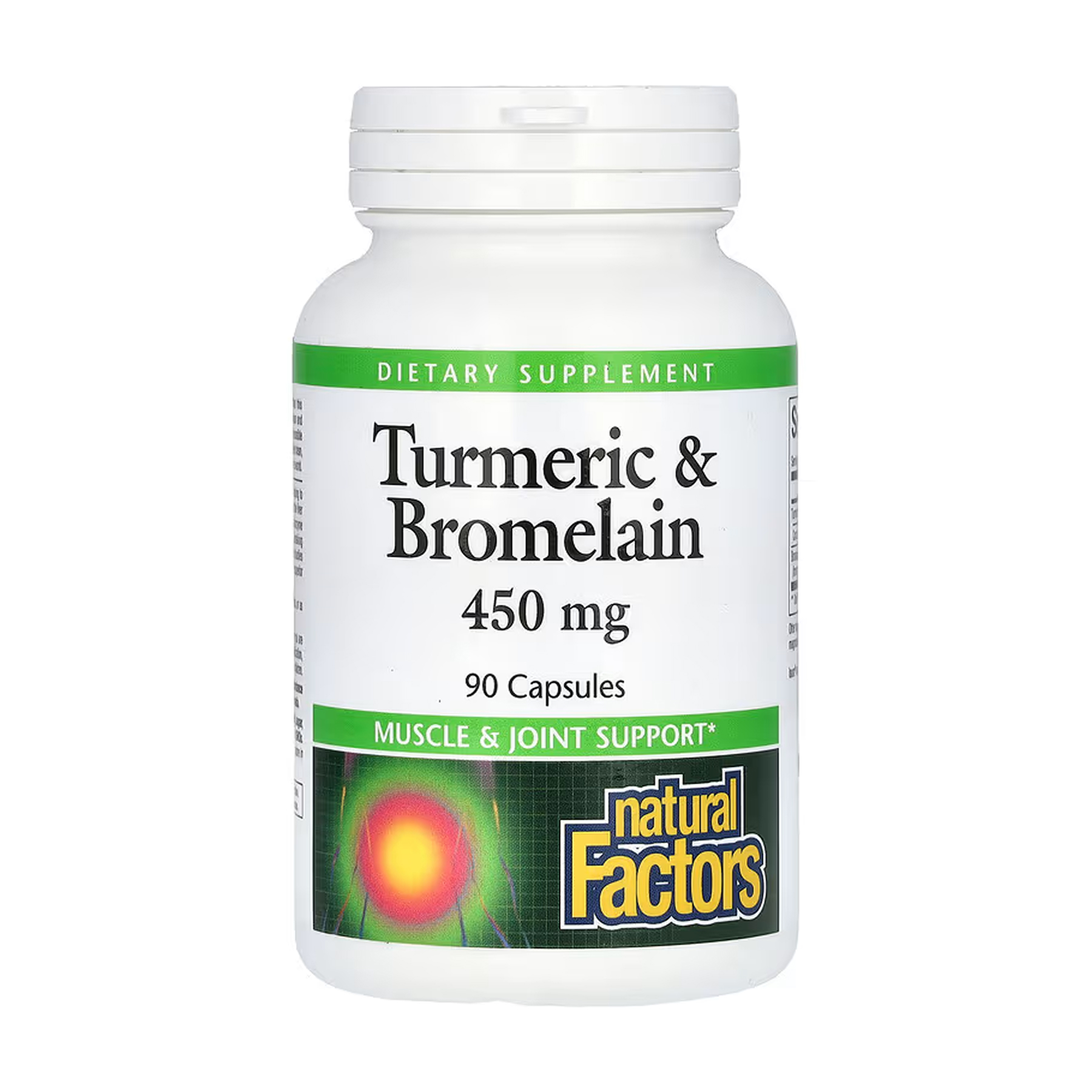 Turmeric & Bromelain 450mg - 90 caps фото1