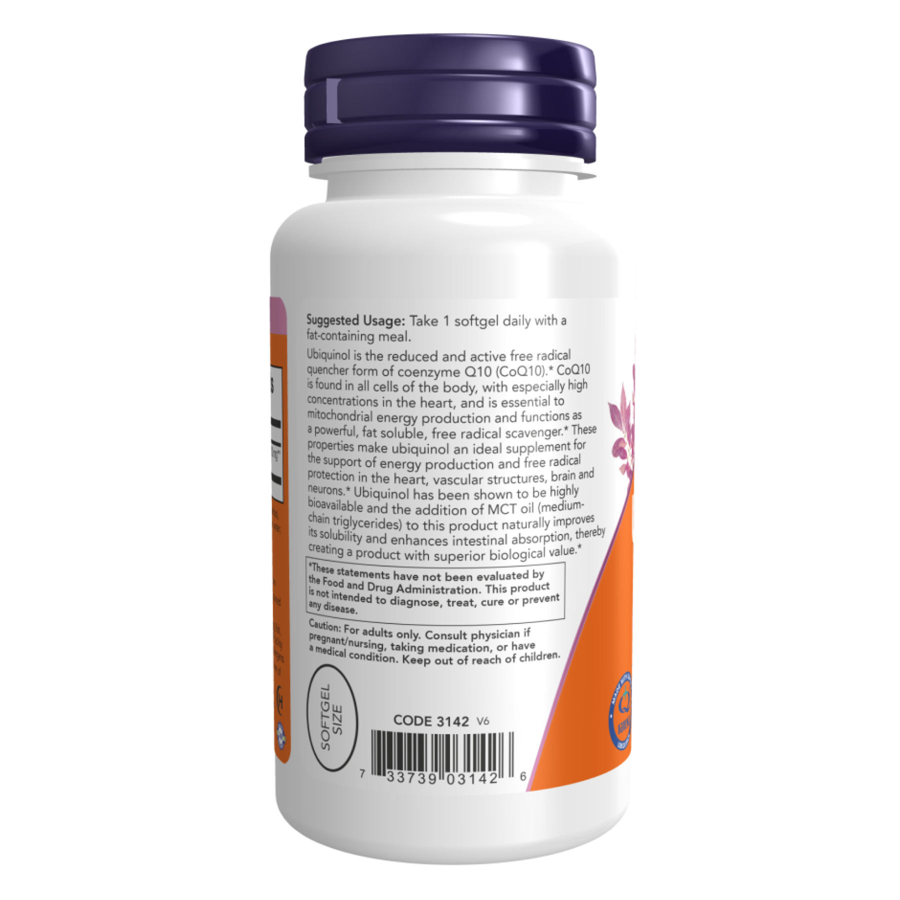 Ubiguinol 100mg - 60 sgels фото3